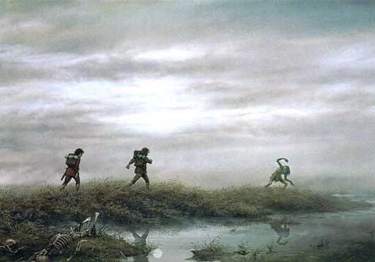 «A través de los pantanos», de Ted Nasmith