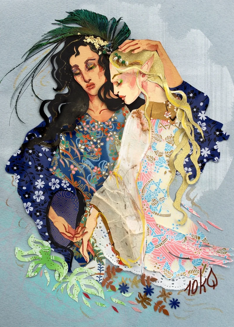 Galadriel y Melian, de Ten Thousand Leaves
