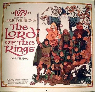 El calendario de 1979 de *El Señor de los Anillos*, de J. R. R. Tolkien
