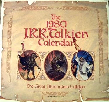 El calendario de J.R.R. Tolkien de 1980