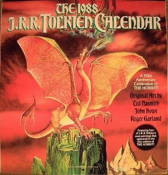 El calendario de J.R.R. Tolkien de 1988