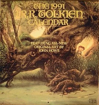 El calendario de J. R. R. Tolkien de 1991