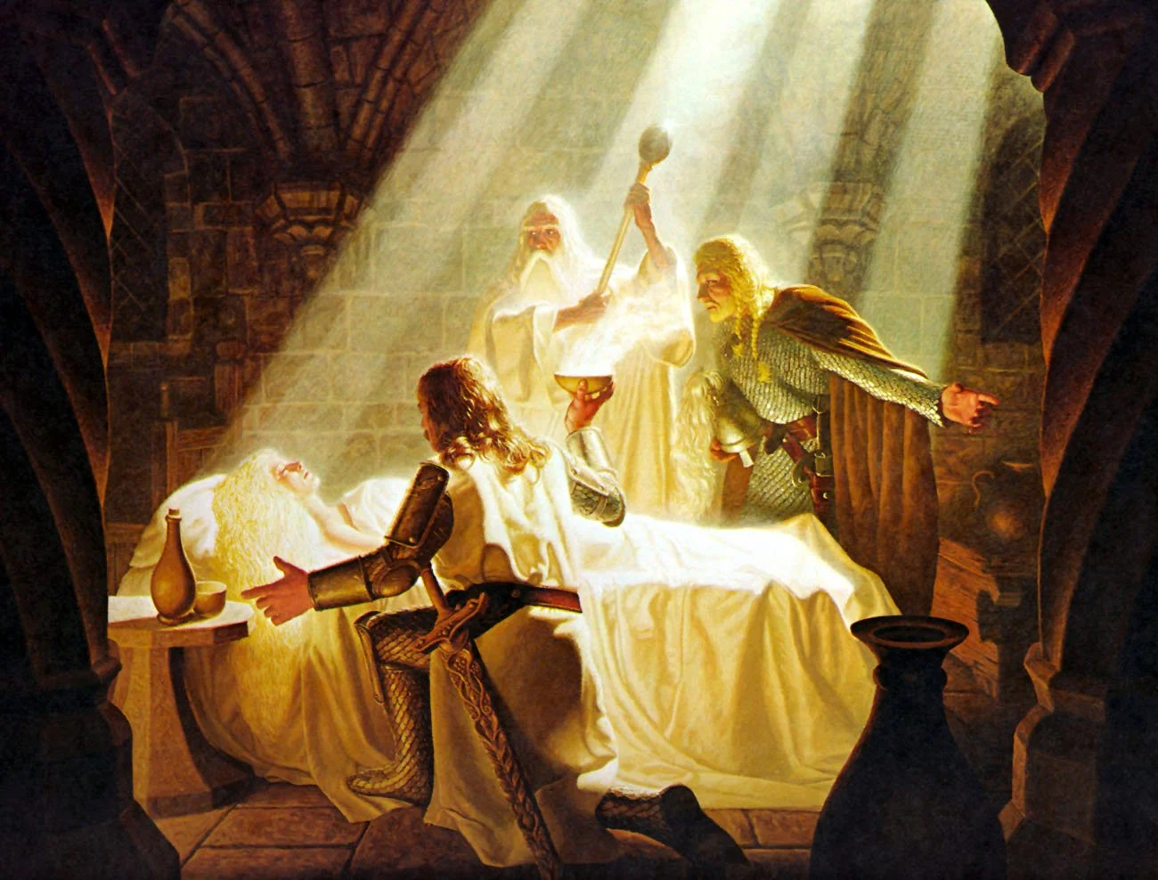 «La curación de Éowyn», de los hermanos Hildebrandt
