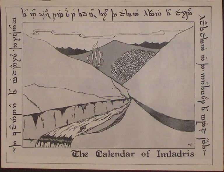El calendario de Imladris de 1977