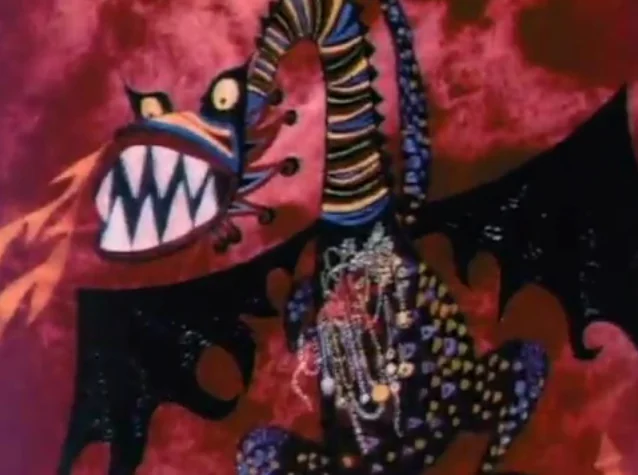 Smaug (llamado «Slag») en El hobbit (película de 1967)
