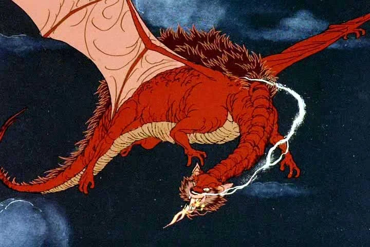 Smaug en El hobbit (película de 1977)
