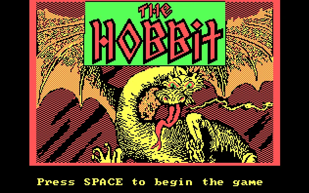 Smaug en el videojuego de 1982 El Hobbit