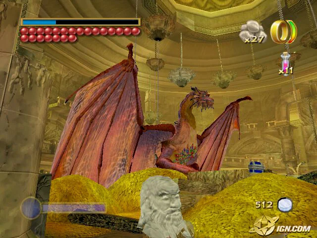 Smaug en el videojuego de 2003 El Hobbit