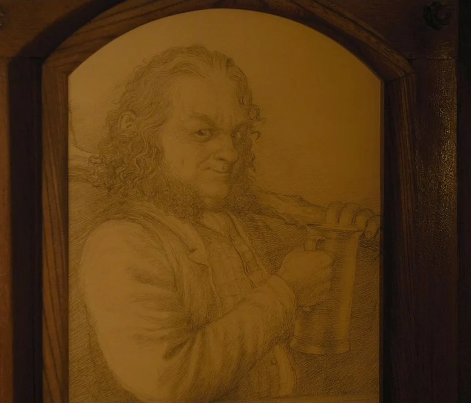 Retrato de Bandobras Tuk en El hobbit: un viaje inesperado