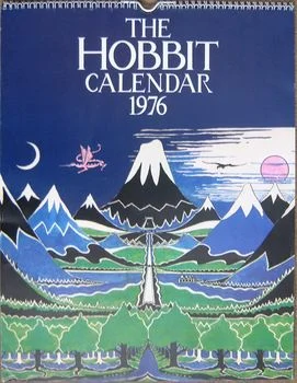 El calendario de El Hobbit de 1976