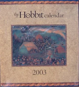 El calendario de El Hobbit 2003