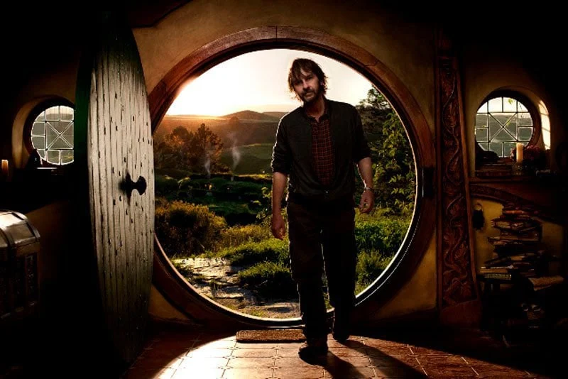 Peter Jackson en el plató de Bolsón Cerrado.
