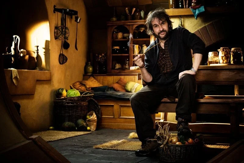 Peter Jackson en el plató de Bolsón Cerrado.