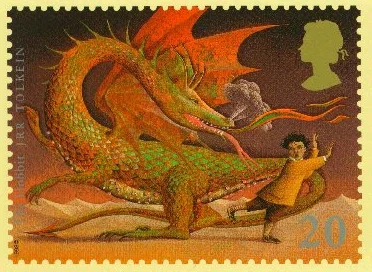 El sello de «Tolkein» de Royal Mail.