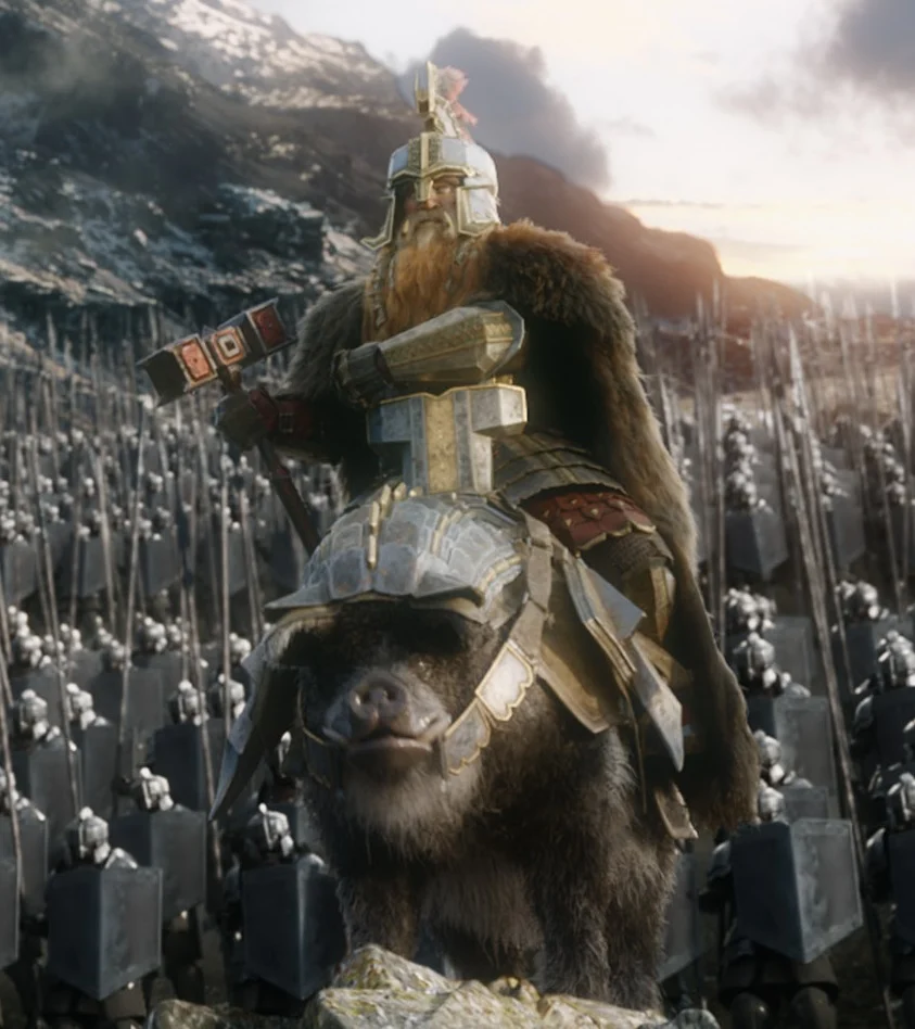 Dáin en El hobbit: La Batalla de los Cinco Ejércitos