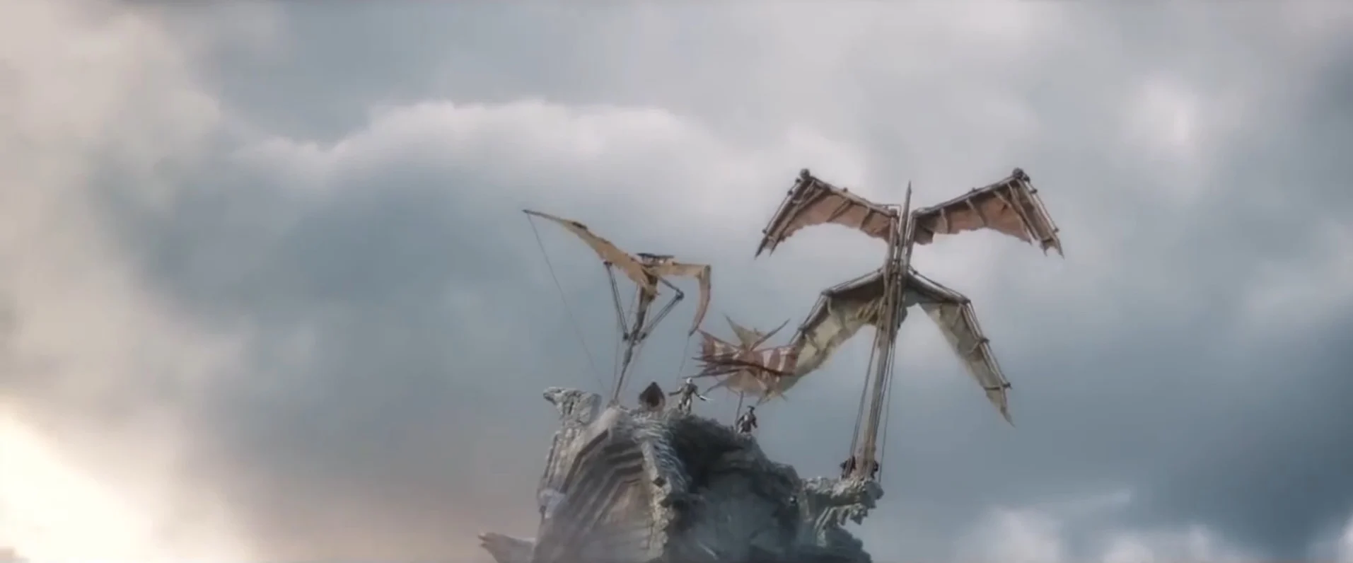 El puesto de mando de Azog en la Colina del Cuervo en El hobbit: La Batalla de los Cinco Ejércitos