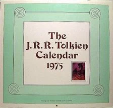 El calendario de J. R. R. Tolkien de 1975