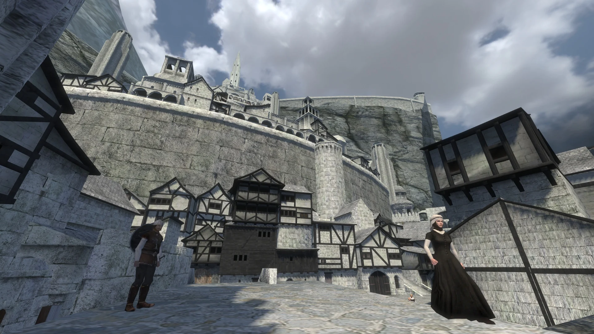 Las calles de Minas Tirith