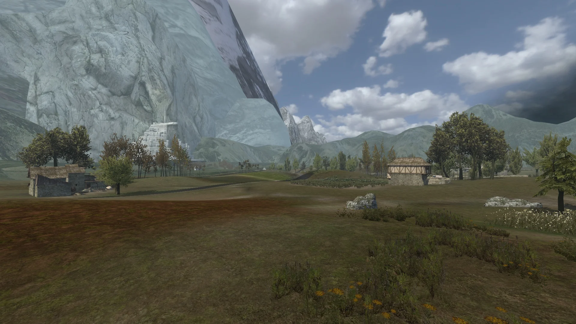 Los Campos del Pelennor y los alrededores de Minas Tirith