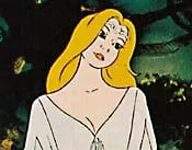 Galadriel tal y como aparece retratada en El Señor de los Anillos (película de 1978)