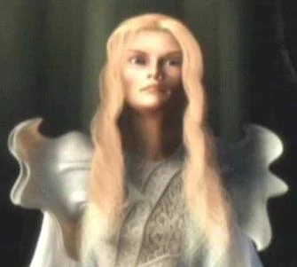 Galadriel tal y como aparece retratada en *La Comunidad del Anillo*, de Vivendi