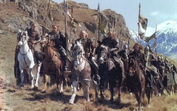 Los Rohirrim en El Señor de los Anillos: Las dos torres