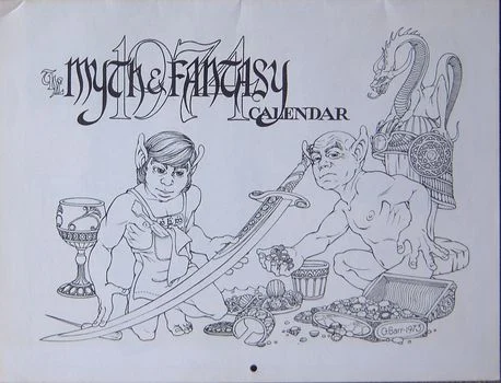 El Calendario de Mitos y Fantasie de 1974