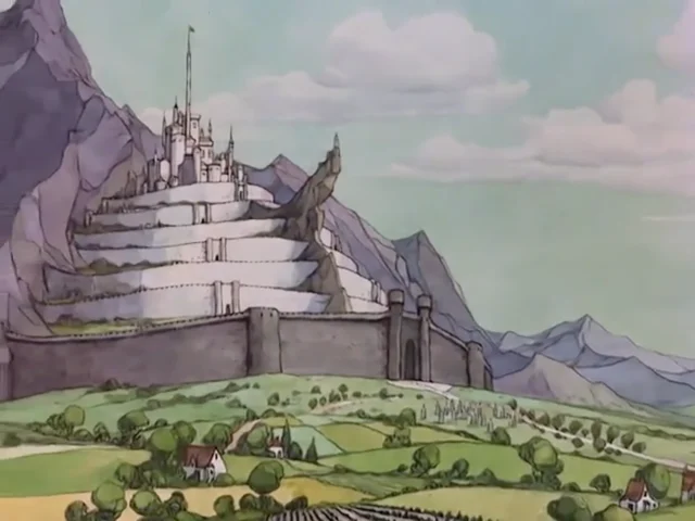 Minas Tirith en El retorno del rey (película de 1980)