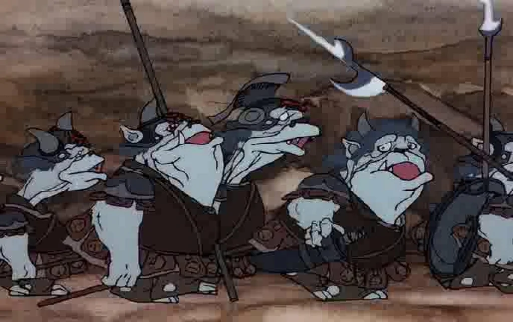 Los orcos en El retorno del rey (película de 1980)