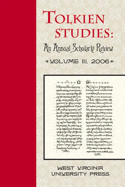 Tolkien Studies: Volumen 3