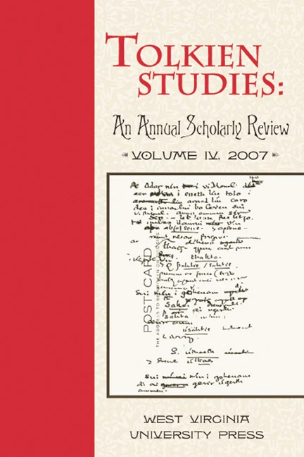 Tolkien Studies: Volumen 4