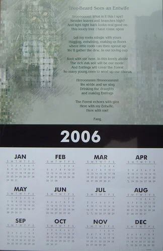 Calendario de 2006 «Tree-Beard Sees an Entwife»