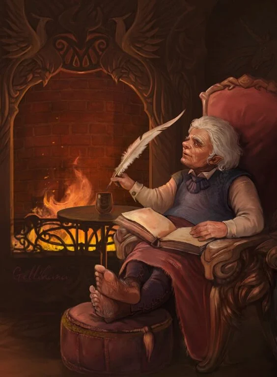 Yulia Alekseeva - Bilbo in Rivendell
